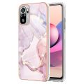 Casing for Xiaomi Redmi Note 10 4G / Note 10S Ultra-Thin Marble Pattern Hybrid Hard Back Soft TPU Bumper Protective Case Cover.