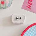 Beauty Eye Cream Small and Cute Contact Lens Companion Simple Solid Color Cartoon INS Style Care Box. 