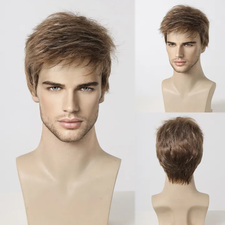 Dark%20Brown%20Men's%20Wig%20Short%20Bob%20Pixie%20Cut%20Natural%20Fluffy%20Hair%20Brown%20Layered%20Wigs%20Low%20Temperature%20Fiber%20for%20Male%20Daily%20Date%20Party%20-%20Image%207