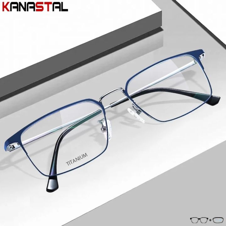 Men Prescription Glasses Optics Lenses Reading Glasses Women Blue