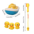 Cute Electric Duck Water Pump Baby Shower Toy Electric Water Spray Toys 3 Kinds Of Revolving Ducks Bath Shower Head Toys Juguete. 