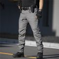 Military Work Tactical Cargo Pants Mens Multi Pocket Waterproof Elastic Combat Pants Outdoor Hiking Training Trousers Overalls. 