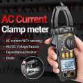 True RMS Digital Clamp Meter Automatic Range NCV Diode Multimeter 4000 Counts Professional Ammeter Voltage Tester (No Battery). 