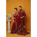 Dhupiyan Silk Sharee and Cotton Panjabi For Combo Couple Dress. 