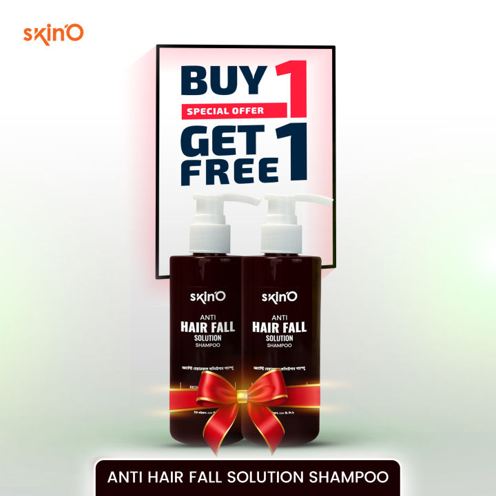 skin'O Anti Hair Fall Solution Shampoo - 200 ml (BUY ONE GET ONE)