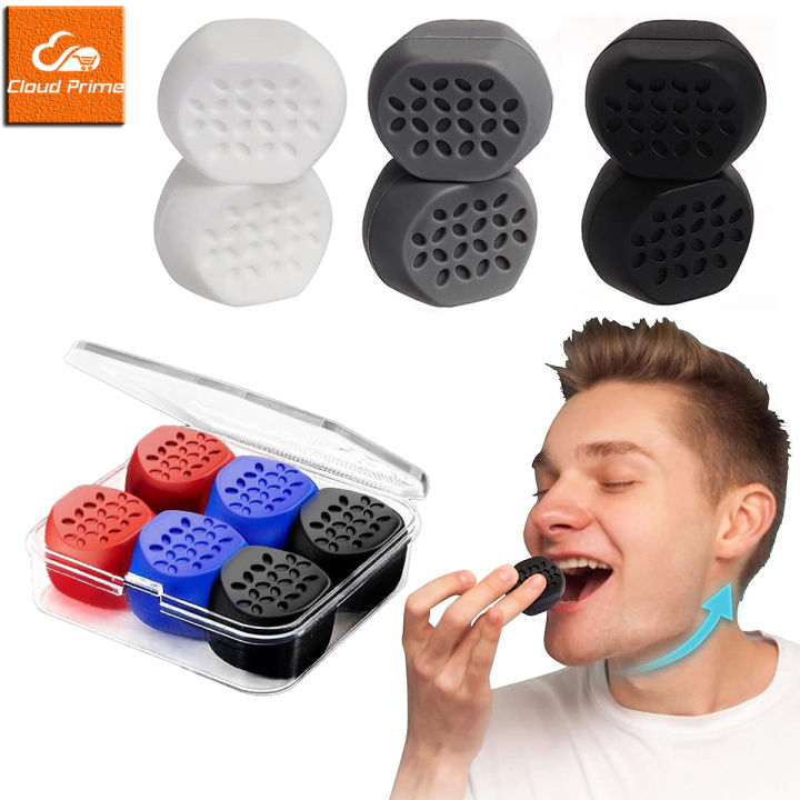 Kiefer Gesichtsstraffer Jawline Trainer Ball TrainingsgeräT für Kiefer Gesicht und Hals Jawzrsize Doppelkinn-Übungsgerät Chew Jaw Exerciser Fitness Ball Streckt Die Muskeln von Gesicht und Hals