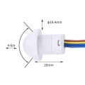 PIR Infrared Motion Sensor Switch 110/220V Auto on Off Light Switch PIR Sensor Detector Light Switch Led Sensitive Night Lamp. 