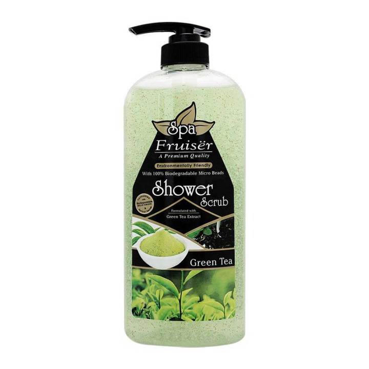International Malaysian product Body wash Shower scrub SPA GREEN TEA used for male / female- 730 ml
