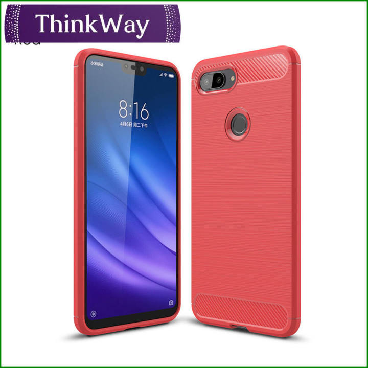 Soft%20Silicone%20TPU%20Phone%20Case%20Carbon%20Fiber%20Texture%20Brushed%20Phone%20Casing%20For%20Xiaomi%20CC9E/A3%20&%20Redmi%20Note8%20-%20Image%202