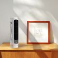 Desktop Tower Fan 1200mAh Bladeless Desktop Air Conditioning Fan Portable Mute 3-speed Fans Air Cooler for Living Room Bedroom.