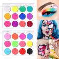 Beauty Body Face Painting Face Color Eye Shadow Easy To Clean Makeup Body Paint Festival Acrylic Paint Halloween Makeup. 