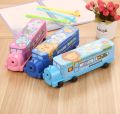 Multi functional Train design Metal Pencil Case (Any Design). 