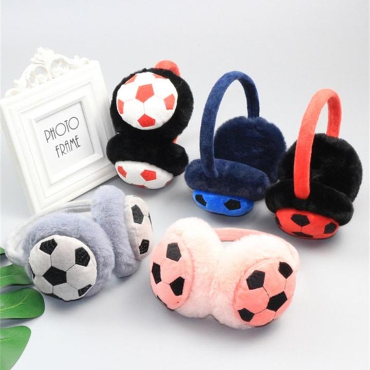 Plush%20Winter%20Warm%20Earmuffs%20Windproof%20Football%20Design%20Earmuffs%20Unisex%20Ear%20Muffs%20For%20Kids'%20Winter%20Activities%20Sports%20Events%20Cold%20-%20Image%203