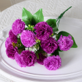 36cm Size Artificial Carnations Easy Maintenance Handcrafted Floral Decor Flower Bouquet Lifelike Appearance Small Flowers Flowers for Home Decor Wedding Centerpieces Hotel Ambiance Event Styling. 