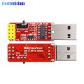 USB to ESP8266 ESP-01 Wi-Fi Adapter Module w/ CH340G USB to TTL Driver Serial Wireless Adapter On-board 3.3V LDO for Arduino. 