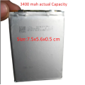 Lithium Polymer Battery 3.7v 3400mah (1 Pcs) Collect Form New Slim Laptop Battery Pack Full Life Cycle Actual Capacity. 
