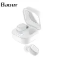 BY18 Tws Wireless Bluetooth-compatible Headphone Touch Control Noise Reduction Digital Display In-ear Sports Headset. 