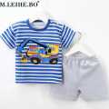 Summer Cotton Baby Sets short sleeve Boy T-shirt + Shorts Sets Toddler Clothing Baby Boy Clothes. 