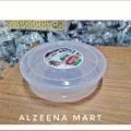 Plastic Food Storage Box for Roti and Paratha, Durable Container with Lid.