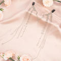Waterdrop Hairband Exquisite Chinese style Long Forehead chain Face curtain Hanfu hair accessories for Wedding Party Costume Traditional Chinese attire Fashion accessory.