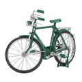 1:10 Alloy Bicycle Model Vintage Miniature Simulation Collection Free Standing Bike Model with Inflator Briefcase. 