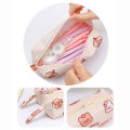 Bag Girl Boy Stationery Bag Cute Girl School Supplies Pencil Case Canvas Pencil Case Little Bear Pencil Case Creative Pencil Bag.