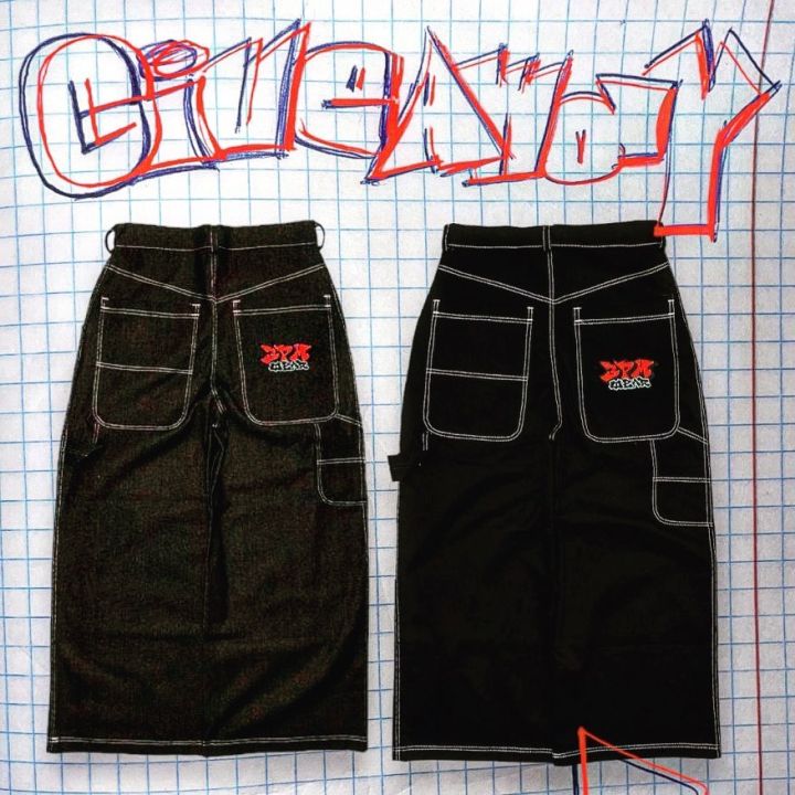 JNCO Baggy Jeans Y2k Women Street Hip Hop Rock Embroidery Pattern Vintage Harajuku High Waist Wide Leg Jeans Straight Leg Pants Superman