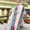 FELMYST for iPhone 15 Pro Max Plus Back Cover Cartoon Cute Litte Girls Print Monster Lens Phone Case. 