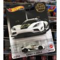 Hotwheels Premium Koenigsegg Agera R (White) 1:64 Scale. 