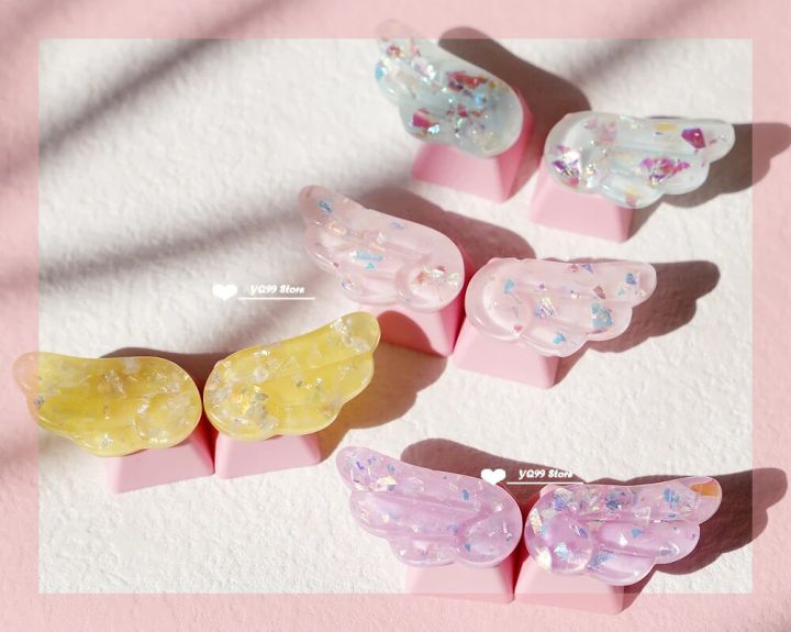 Personalized%20Keycaps%20Wings%20Cute%20Translucent%20Keycaps%20for%20Mechanical%20Keyboard%20R4%20Keys%20PBT%20Color%20Keycaps%20Key%20Caps%20Anime%20-%20Image%206