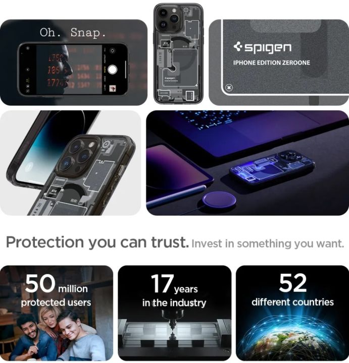 For%20iPhone%2014%20Pro%20Max%20-%20Spigen%20Ultra%20Hybrid%20(MagFit)%20Anti%20Yellow%20Technology%20Phone%20Casee%20Back%20Cover%20-%20Image%204