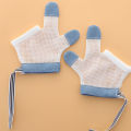 1Pair Baby Prevent Bite Fingers Nails Glove kid Infant Anti Bite Eat Hand Gloves MJD. 