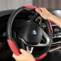 LI Car Steering Wheel Cover With Bling Diamond Segmented Wheel Protector Cover Sweat-absorbing Anti-Skid Interior Accessories. 