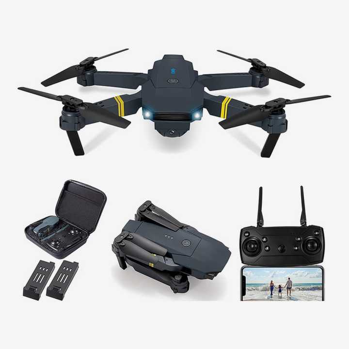 WIFI FPV 4k HD CAMERA PORTABLE FOLDING DRONE WITH CARRY BAG