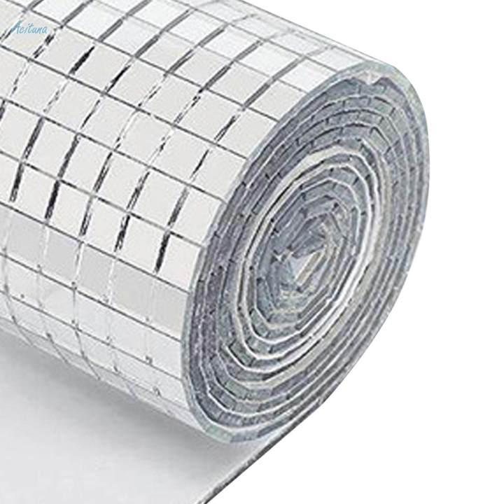 Mirror%20Tiles%20Mini%20Mosaic%20Stickers%20for%20Photo%20Frame%20DIY%20Disco%20Ball%20Bathroom%2030x30cm%20Big%20Tile%20-%20Image%205