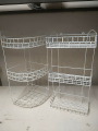 Corner+Square 3 layer 2 pices Rack for kitchen and bathroom.