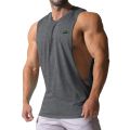 2023 Hot Style Men's Fitness Sleeveless Top Breathable Sports Vest Gym Running T-Shirt.
