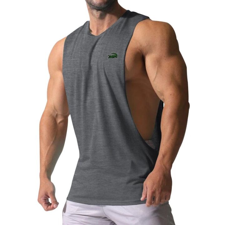 2023%20Hot%20Style%20Men's%20Fitness%20Sleeveless%20Top%20Breathable%20Sports%20Vest%20Gym%20Running%20T-Shirt%20-%20Image%203