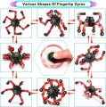 Spiral Robot Toy For Baby Transformable Fingertip Chain Robot Toy. 
