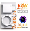 67W Original Fast USB Charger for Xiaomi Redmi Note 13 ProXiaomi Redmi Note 13 Xiaomi Redmi Note 12 Pro 5G Xiaomi Redmi Note 12 Pro Turbo Charge 6A Type C Charging Cable 1m.