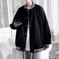 Baseball Uniform Men's Spring and Autumn American High Street Fashion Brand Design Sense Loose Jacket ins Trendy Hong Kong Style Casual Jacket.