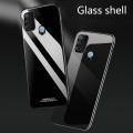 Oppo A32 - (100% Premium Quality) DESIGNED IN HONG KONG Scratchproof Tempered Glass Case Back Cover Casing ...