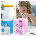 Electric Money Bank for Kids, Kids Money Bank, Password Safe Money Bank,Electric Piggy Bank, Mini Atom Electronic Coin Bank Box for Password Lock Case. 