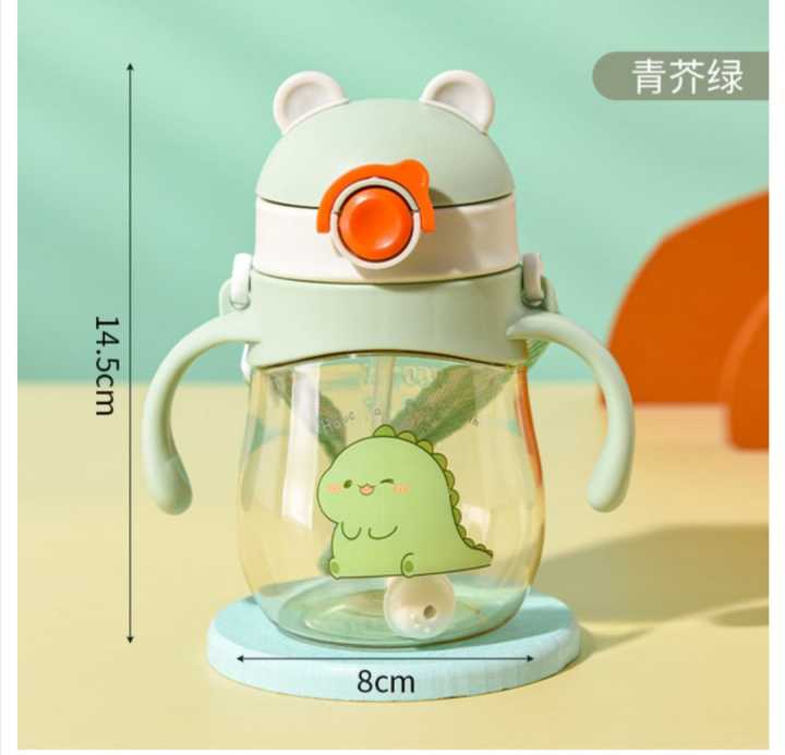 Cute%20Kids%20Water%20Bottles%20With%20Straw%20Children's%20410ml%20Large%20Capacity%20Kawaii%20Cartoon%20Student%20School%20Travel%20Water%20Cup%20-%20Image%202