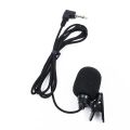 3.5mm Mini Wired Clip-on Microphone For Laptop Phone Tablet PC Recording Speaker Portable Noise Reduction Lavalier Microphone. 