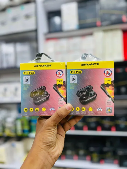 Awei%20T13%20Pro%20Wireless%20Earbuds%20Bluetooth%205.3%20Bass%20In-Ear%20TWS%20With%20Mic%20HiFi%20Stereo%20Gaming%20-%20Black%20-%20Image%203