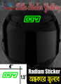 Bike Radium Sticker - AGV Logo / Glow in the dark ( Waterproof & Premium quality)/ Bike Sticker Gallery.
