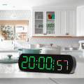LED Clock 12/24H Display Multifunctional with Temperature Display Digital Clock for Bedroom Indoor.