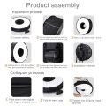 PULUZ 45cm Round Style Macro and Portrait Softbox SpeedLite Flash Light Foldable Diffuser. 