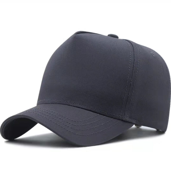 Big%20Head%20Circumference%20Tall%20Crown%20Hat%20Men's%20Summer%20Mesh%20Breathable%20Baseball%20Cap%20Simple%20Trendy%20Peaked%20Cap%20round%20Face%20Can%20Be%20Worn%20to%20Make%20Your%20Face%20Look%20Smaller%20-%20Image%202